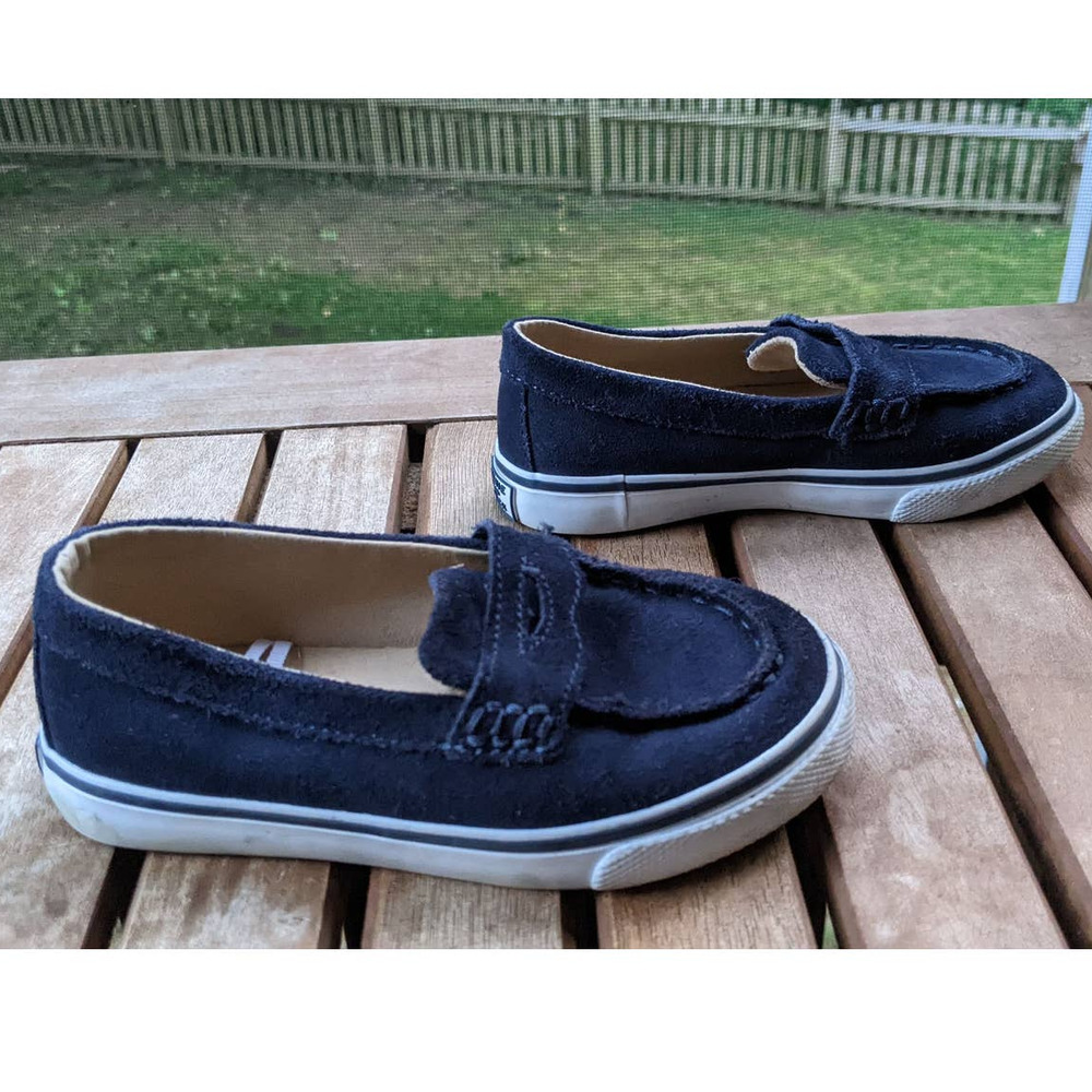 Janie and Jack blue Loafer Sneaker SIZE 8